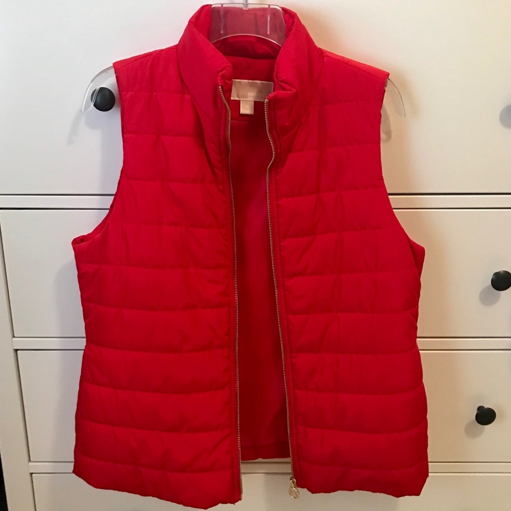 NEW!! Michael Kors Red Vest.
